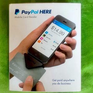💋PAYPAL CARD READER. GET PAID ON THE GO   PAYPAL HERE🌹ACEPTS VISA, MC &MORE❤️